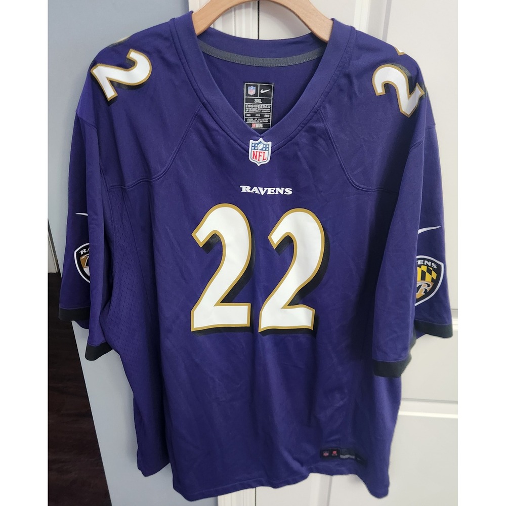 Nike Baltimore Ravens Derrick Henry 22 Purple Game Jersey Mens 3XL NFL Football